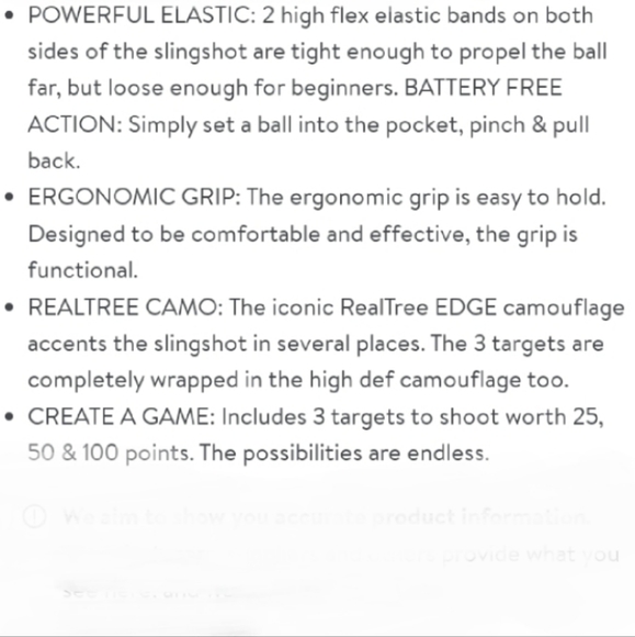 Realtree Girl Handheld Slingshot Set No Balls - Picture 3 of 6